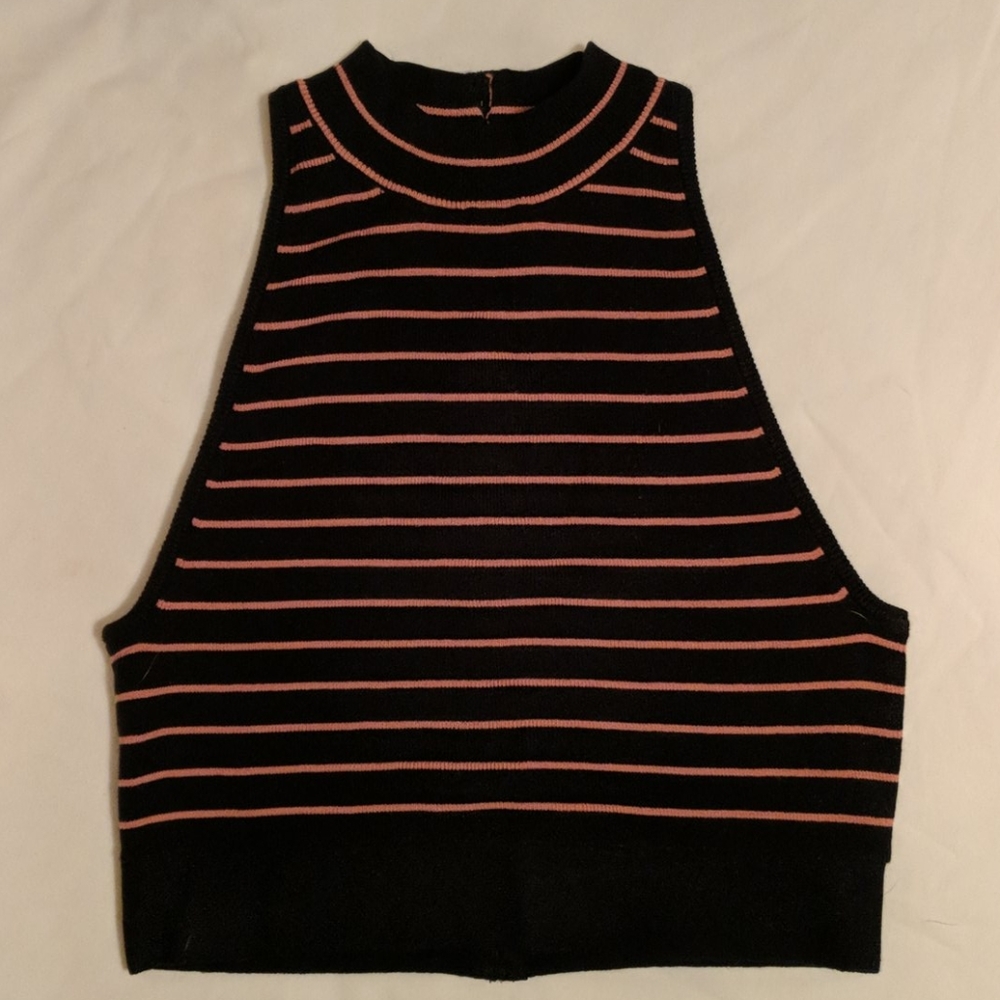Knit cropped tank